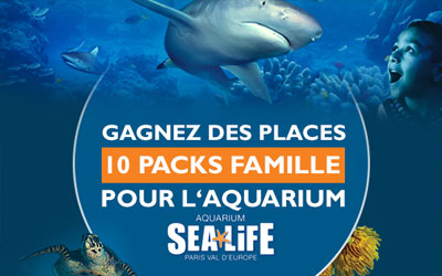 Entrées pour l'Aquarium Sea Life à Marne-la-Vallée