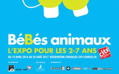 Entrées pour l'exposition jeunesse BéBés Animaux