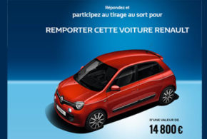 Gagnez une voiture Renault Twingo Intens