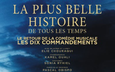 Invitations pour la comédie musicale Les Dix Commandements