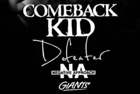 Invitations pour le concert de Comeback Kid