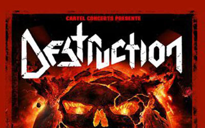 Invitations pour le concert de Destruction