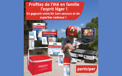 Kits 1ers secours Mercurochrome