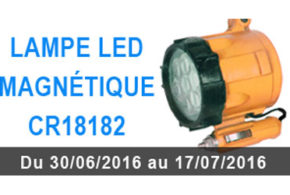 Lampe LED magnétique