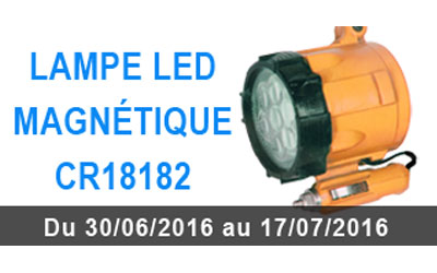 Lampe LED magnétique