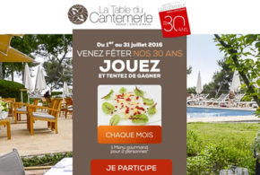 Menu pour 2 personnes à La table du Cantemerle