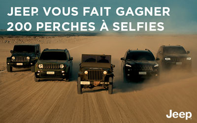 Perches à selfies Jeep