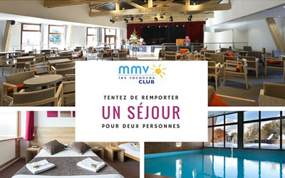 Séjour pour 2 dans un hôtel Club MMV au choix