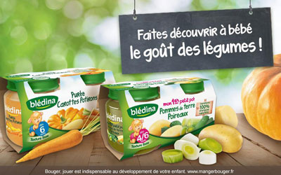 Test produit, Pots légumes bledina