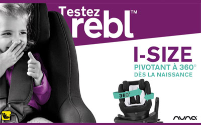 Test produit, Siège iSize Rebl Nuna