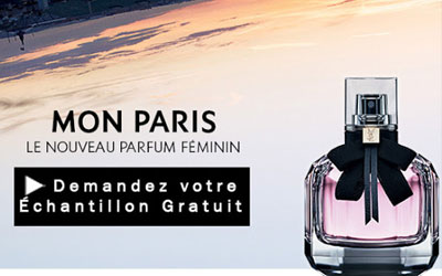 Échantillon gratuit du parfum Mon Paris Yves Saint Laurent