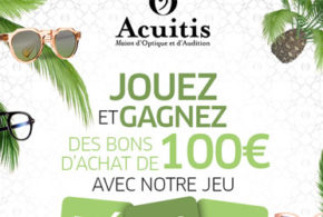 Bon d'achat Acuitis de 100 euros