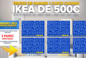 Carte cadeau IKEA DE 500€