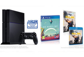 Console de jeux PS4 et 1 jeu vidéo