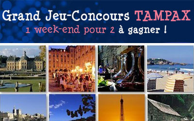 Gagnez des week-ends pour 2 pour la destination de votre choix