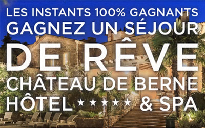 Gagnez un week-end pour 2 à Lorgues dans un hôtel 5