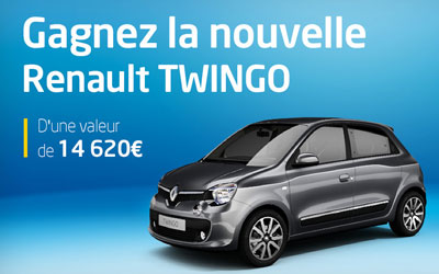 Gagnez une voiture Renault Twingo