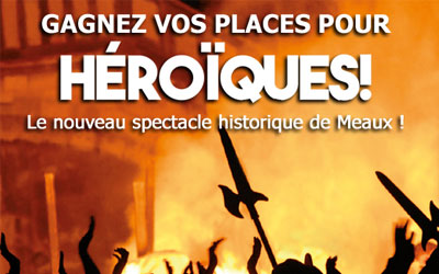 Invitations pour assister au spectacle Heroiques