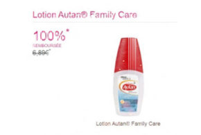 Lotion Autan Family Care 100% remboursé