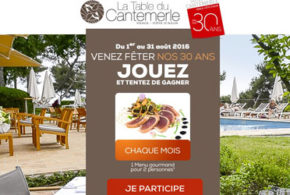 Menu pour 2 personnes à La table du Cantemerle à Vence