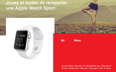Montre connecté Apple Watch Sport
