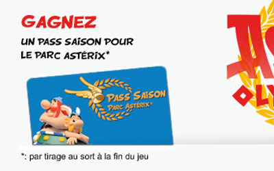 Pass d'un an pour le Parc Astérix