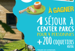 Séjour pour 4 personnes à Center Parcs