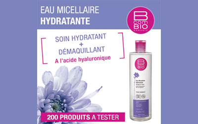 Test produit, Eau Micellaire Hydratante B com BIO