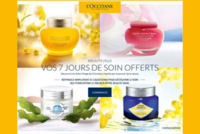 7 jours de soin visage au choix offerts