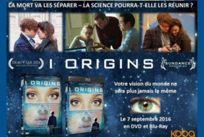 Blu-Ray et DVD du film I Origins