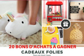 Bons d'achat CadeauxFolies de 25 euros