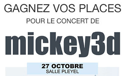 Concours gagnez des invitations pour le concert de Mickey 3D