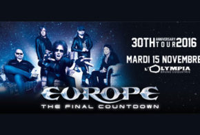 Concours gagnez des invitations pour le concert du groupe EUROPE