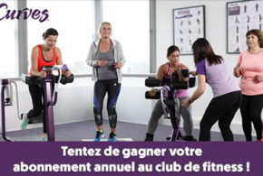 Concours gagnez un abonnement d'un an à un club Curves