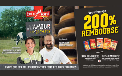 Fromage Entremont 200 % remboursé