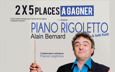 Invitations pour le spectacle Piano Rigoletto