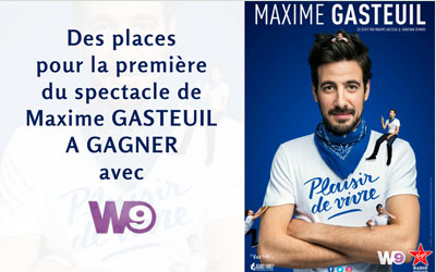 Invitations pour le spectacle de Maxime Gasteuil