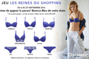 Parures de lingerie Biancca bleue