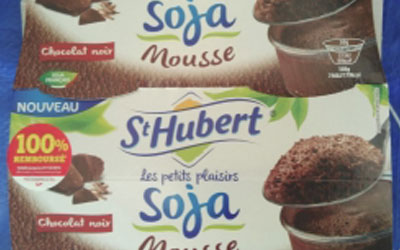 St Hubert soja mousse 100% remboursé