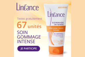 Test produit, Gommage intense Linéance