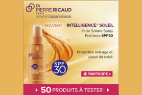 Test produit, Huile Solaire Spray Fraîcheur SPF 30