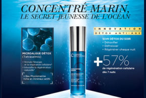 Test produit, concentré marin soin détox