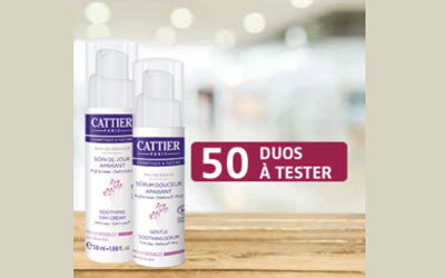 Test produit, duo de soins Cattier