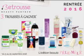 Trousses contenant 16 produits de soins