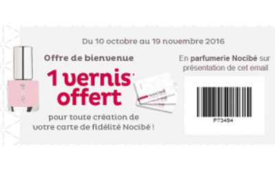 Un vernis à ongles gratuit