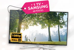 Concours gagnez 1 téléviseur Samsung 48 pouces