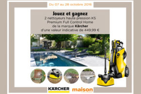 Concours gagnez 2 nettoyeurs Kärcher