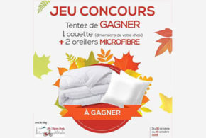 Concours gagnez 2 oreillers + 1 couette
