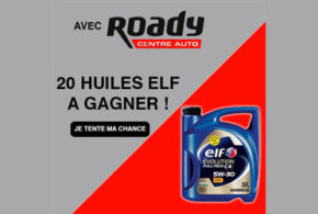 Concours gagnez 20 bidons d'huile moteur ELF