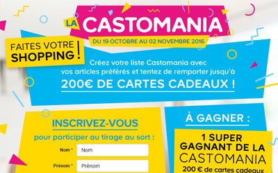 Concours gagnez 200 euros de cartes cadeau Castorama